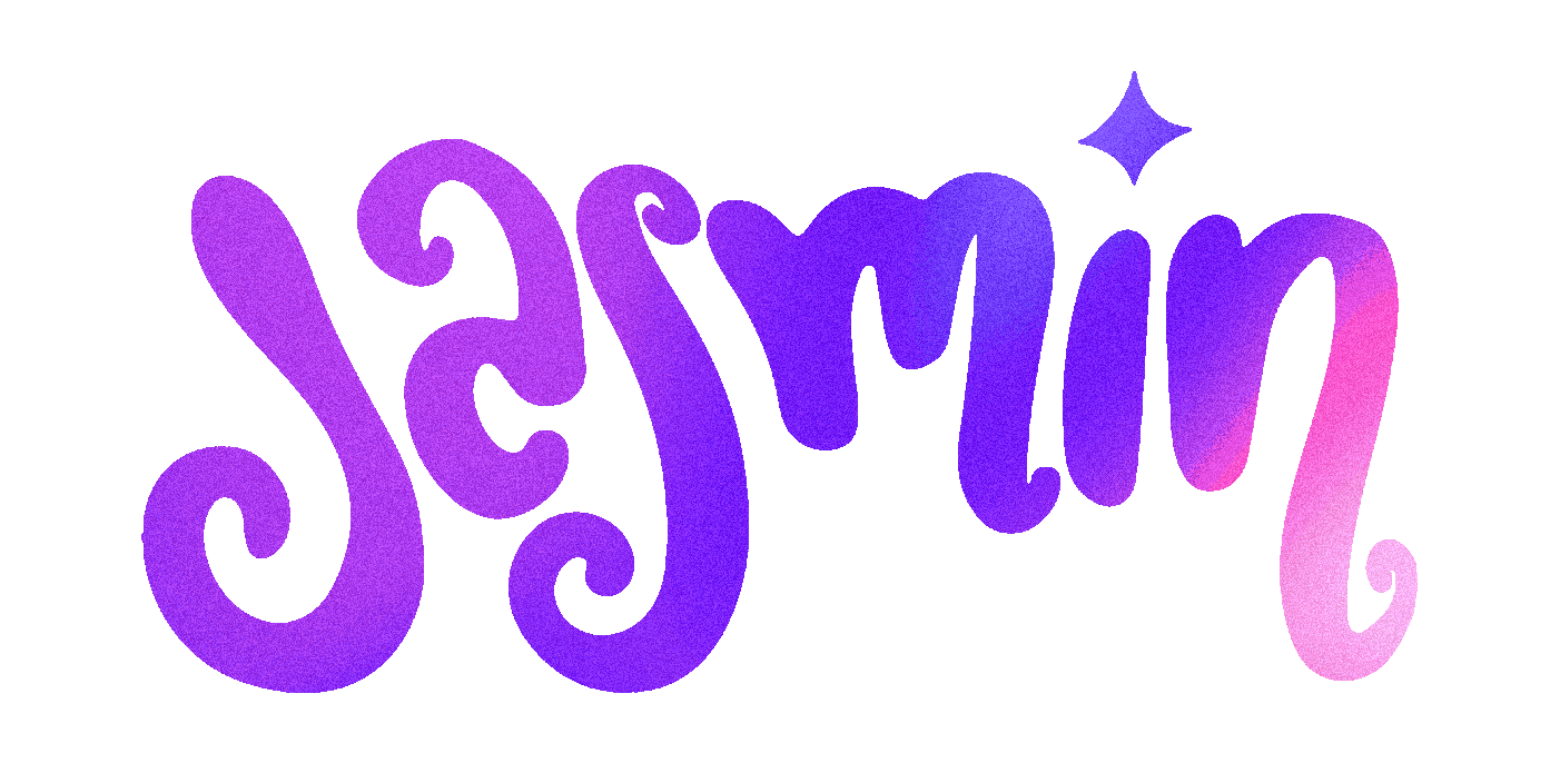 Animated 'Jasmin' workmark